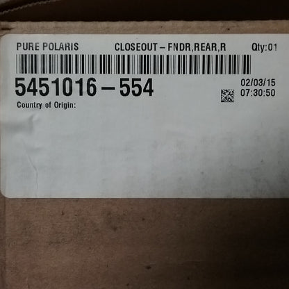 NEW Victory Magnum X-1 Rear Fender / RH / Midnight Cherry / 5451016-554