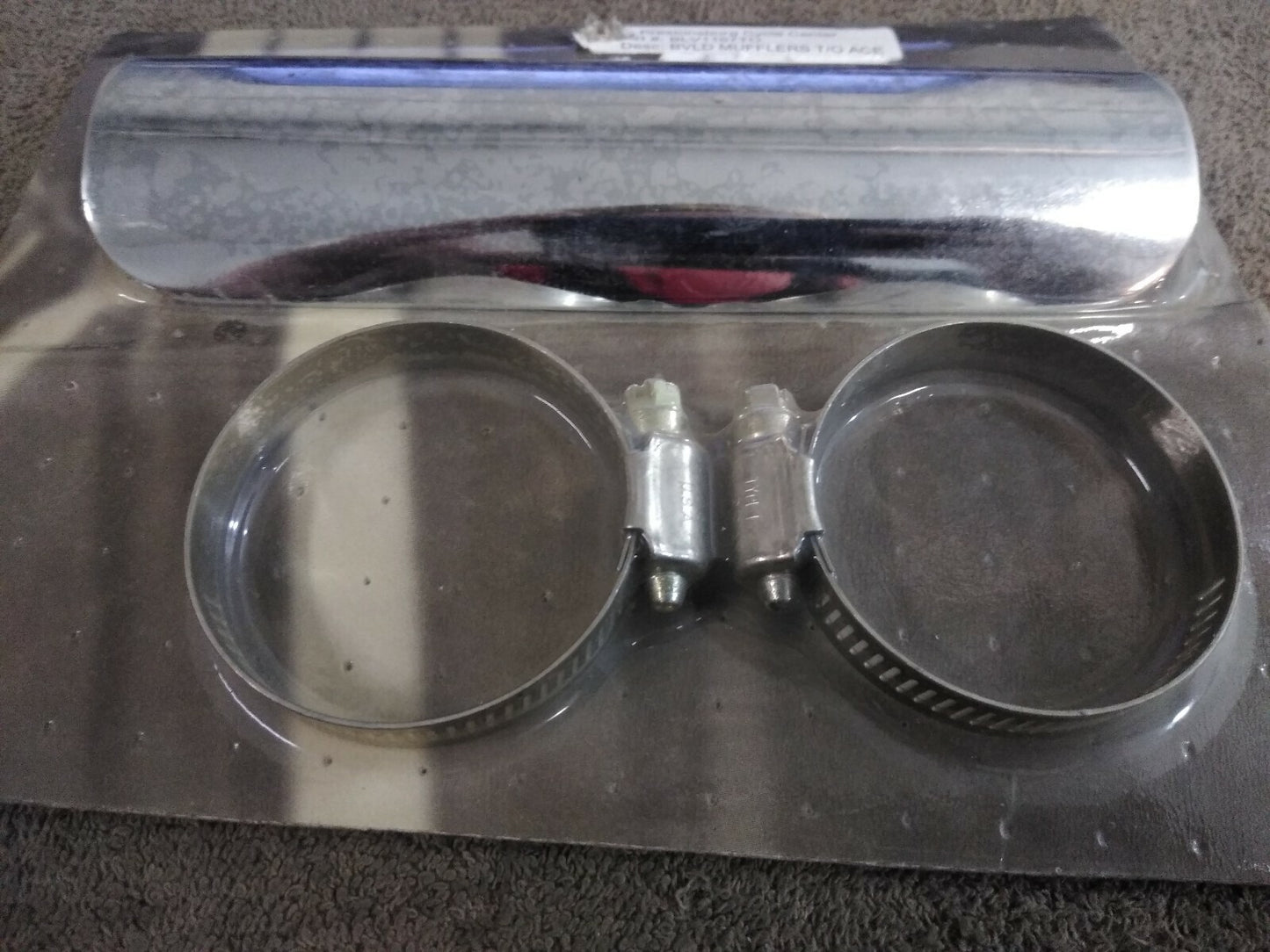 NEW Boulevard Pipe 7" Heat Shield / Chrome / BLV1167TO