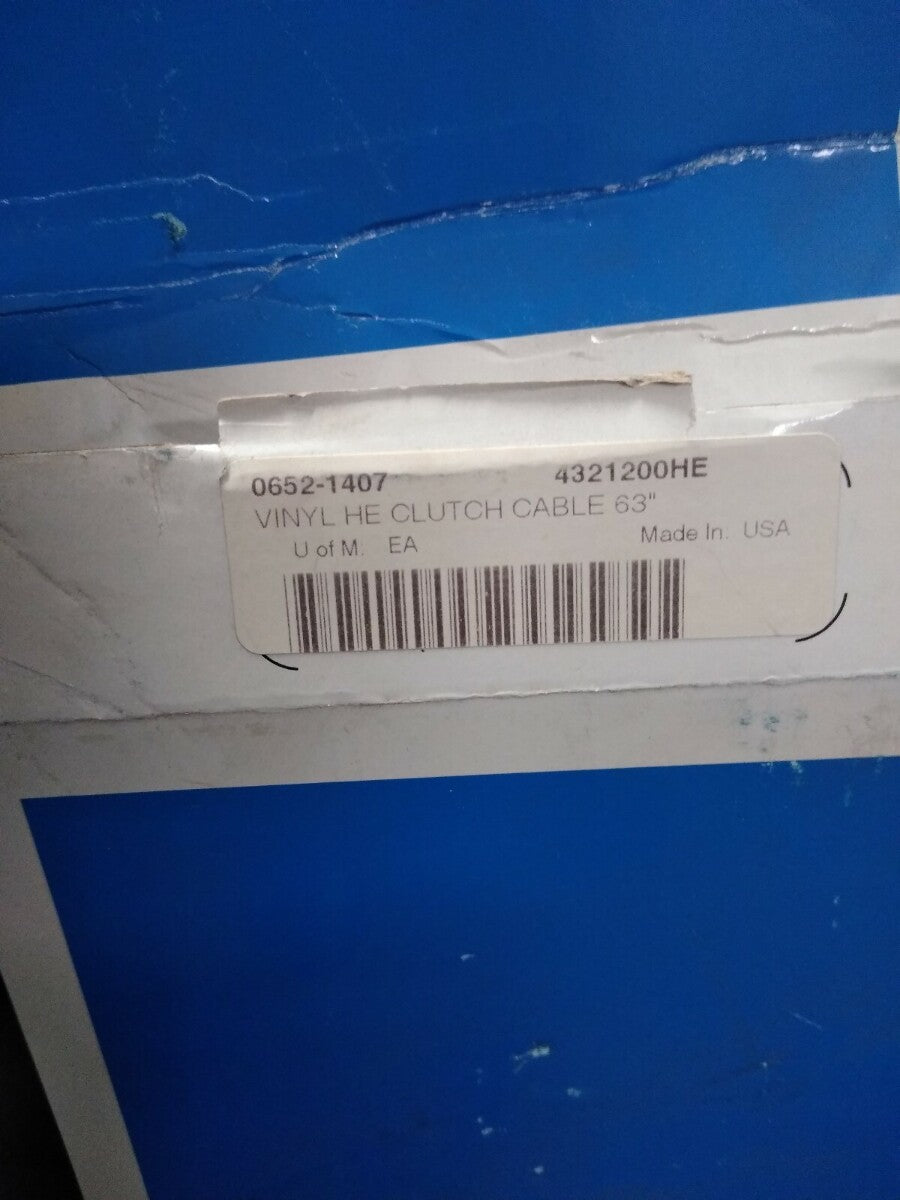 NEW Drag Specialties / Vinyl High Efficiency Clutch Cable / Black / 0652-1407