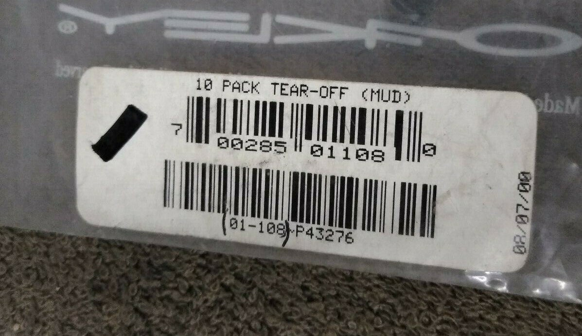 NEW Oakley Mudpack Tear Offs Lens / 10 Pack / Clear / 01-108