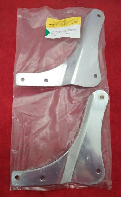 NEW Attache Dossier Aero Backrest Mounting Kit / VT-1100 / 01-268 / Chrome