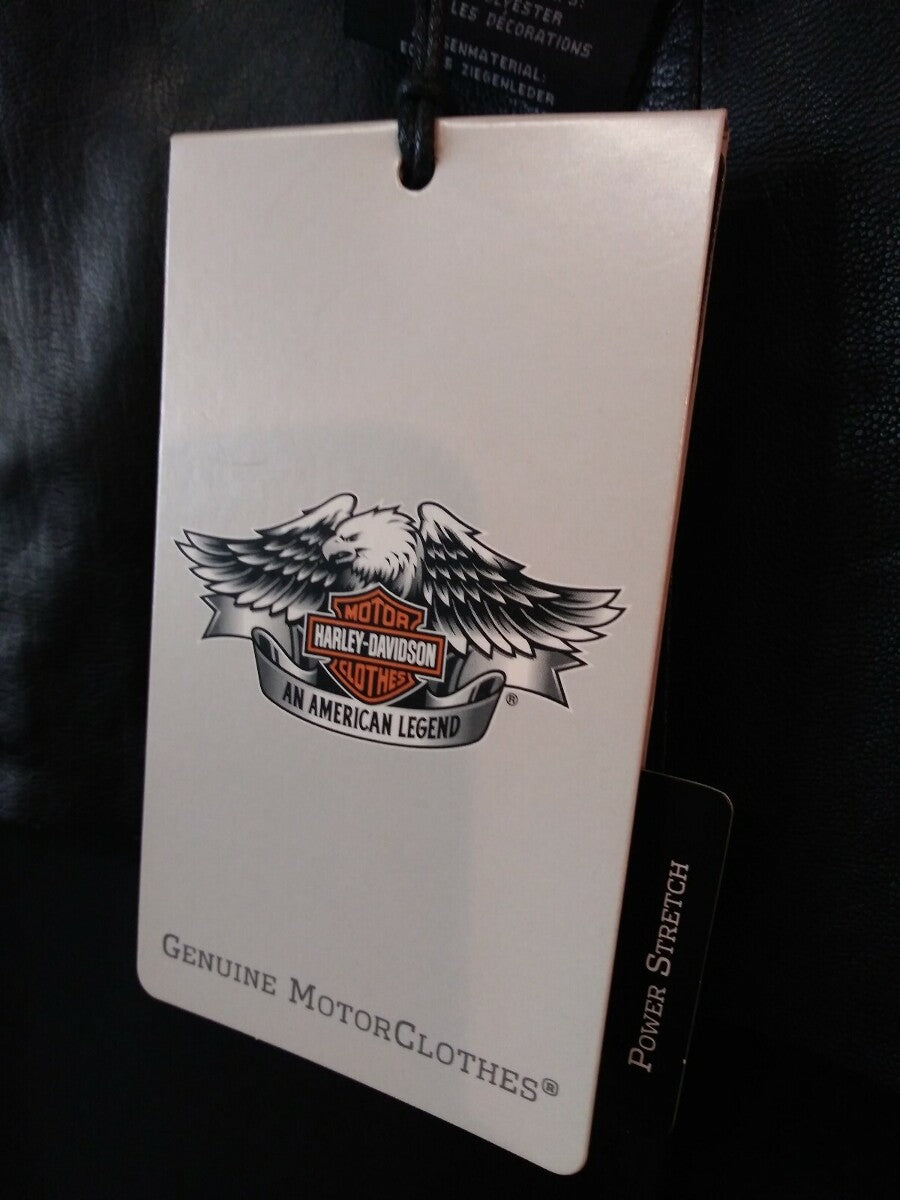 NEW Harley-Davidson Women's Essentials Leather Riding Chaps, Black 98096-16VW/2W