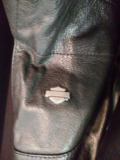 NEW Harley-Davidson Women's Essentials Leather Riding Chaps, Black 98096-16VW/3W