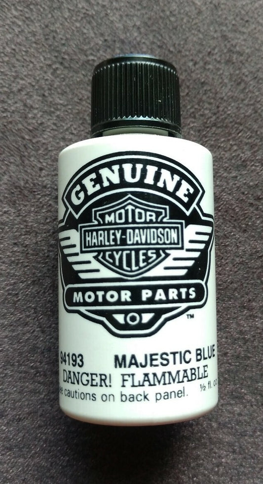 NEW Harley Davidson Touch Up Paint 1/2 fl oz. / 94193 Majestic Blue