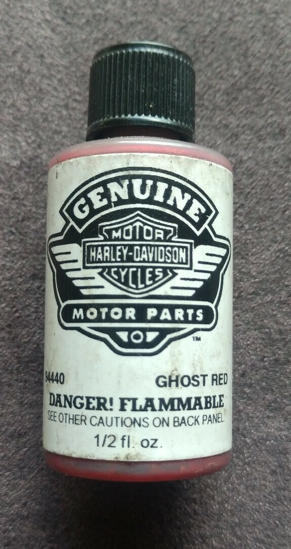 NEW Harley Davidson Touch Up Paint 1/2 fl oz. / 94440 Ghost Red