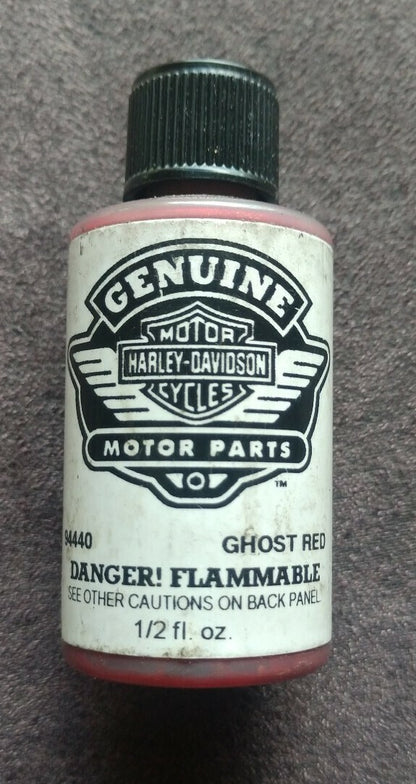 NEW Harley Davidson Touch Up Paint 1/2 fl oz. / 94440 Ghost Red