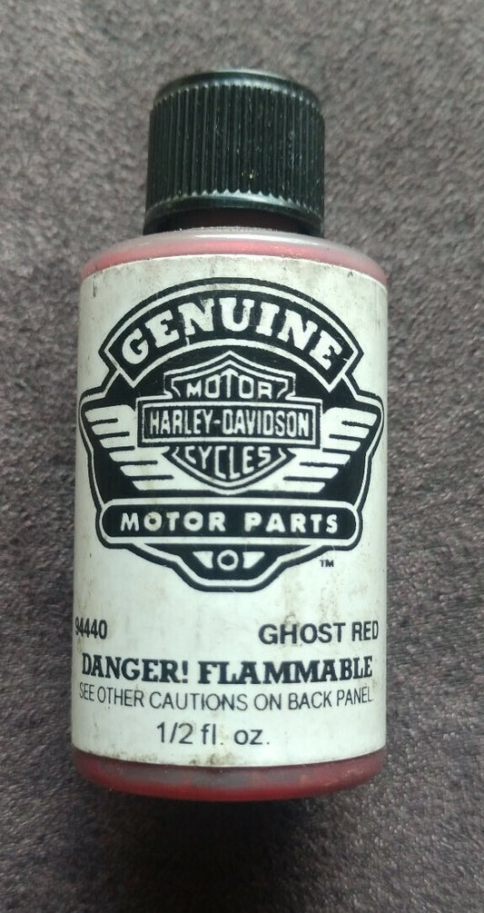 NEW Harley Davidson Touch Up Paint 1/2 fl oz. / 94440 Ghost Red