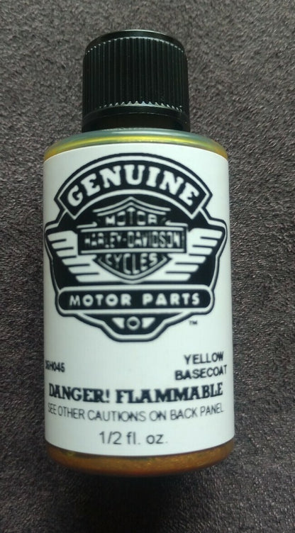 NEW Harley Davidson Touch Up Paint 1/2 fl oz. / 36H045 Yellow Basecoat