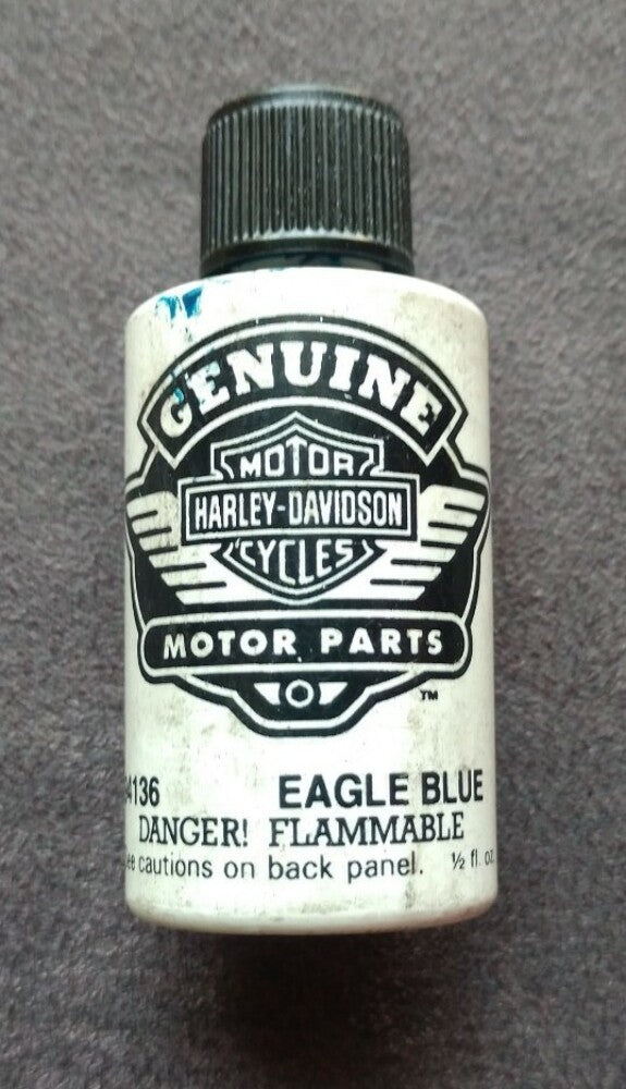 NEW Harley Davidson Touch Up Paint 1/2 fl oz. / 94136 Eagle Blue