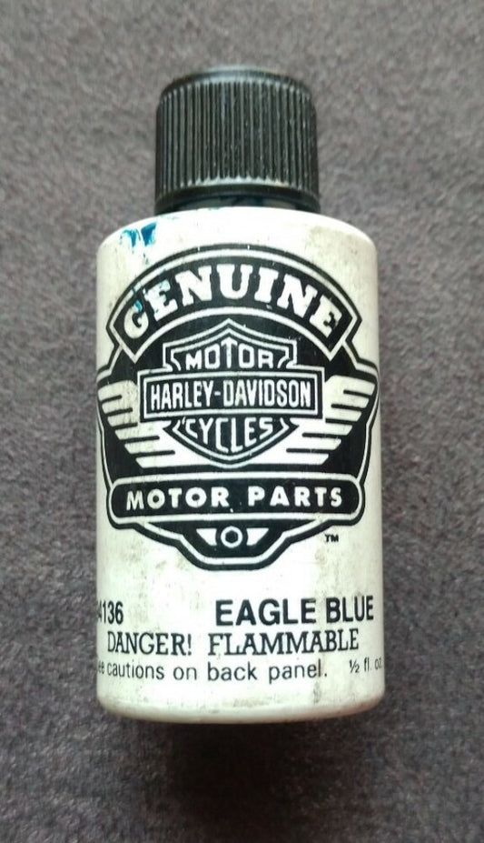NEW Harley Davidson Touch Up Paint 1/2 fl oz. / 94136 Eagle Blue