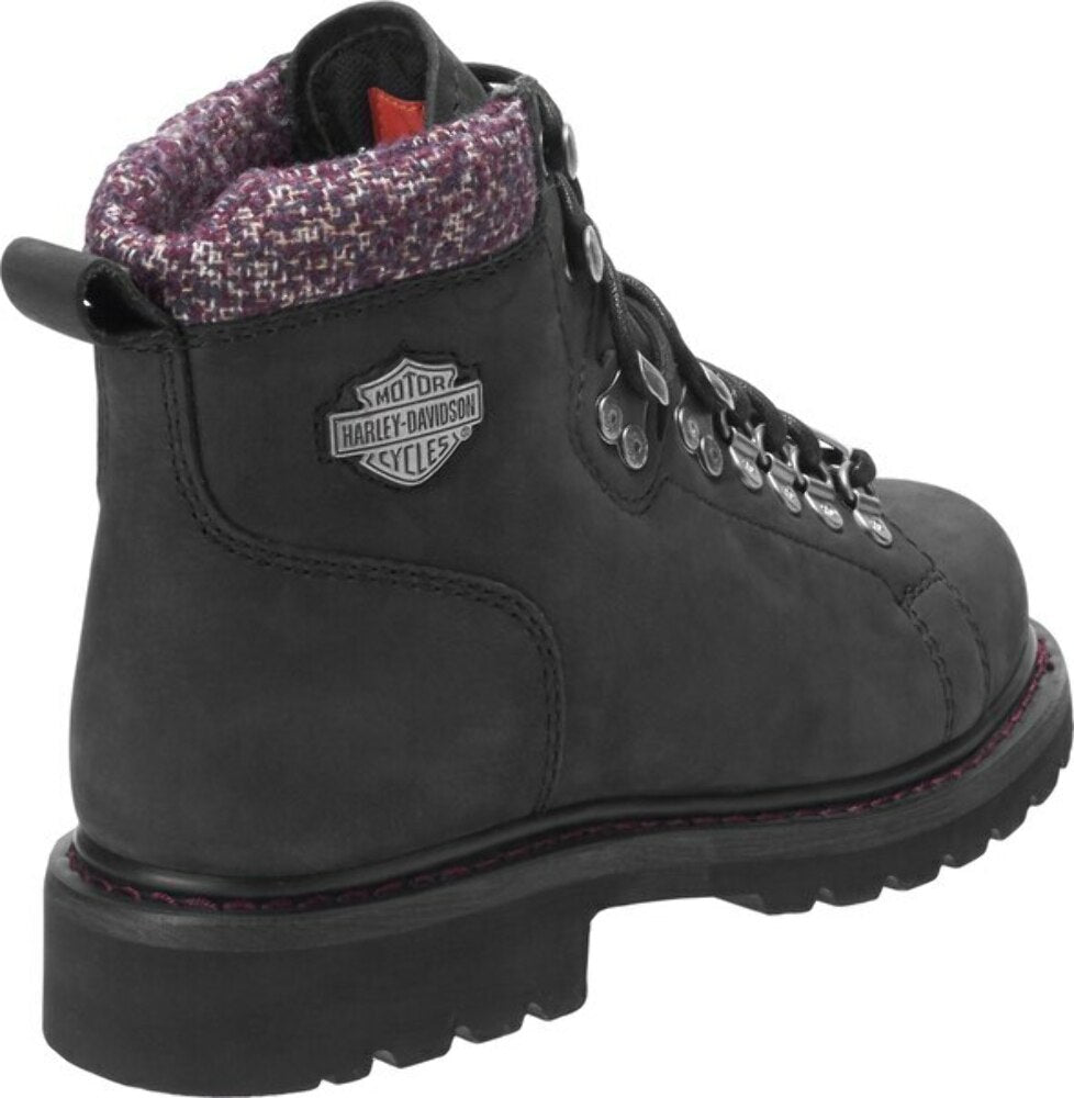 NEW Harley-Davidson Women's Akers 5-Inch Black Boots / D84549 / Sz 6