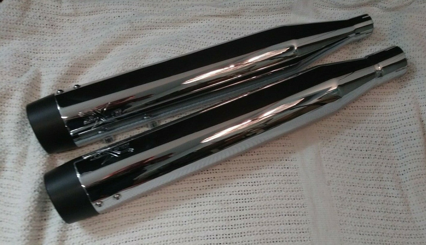 NEW RC Exhaust Can 117 Chrome With Blitz-B / Motorcycle / RCX117C-04B