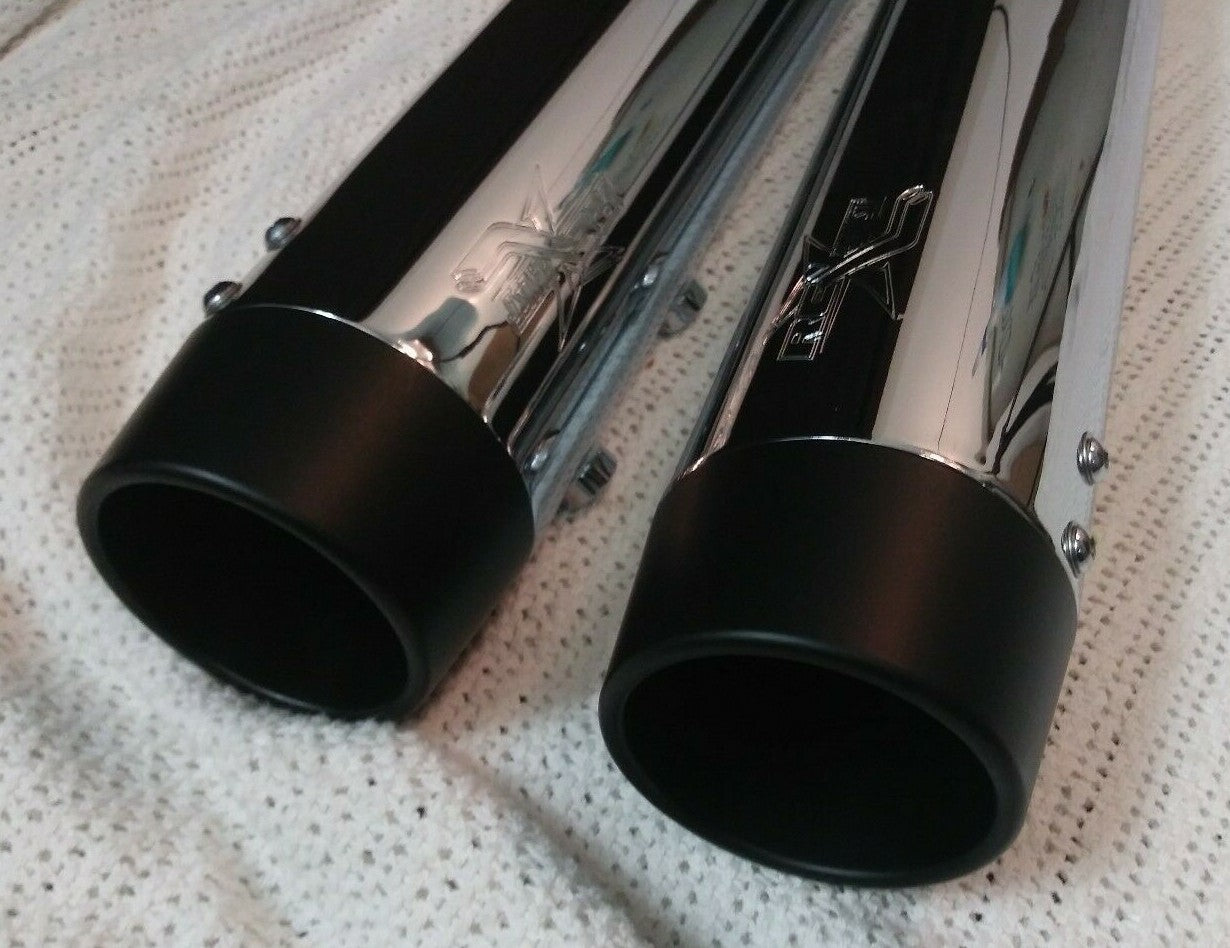 NEW RC Exhaust Can 117 Chrome With Blitz-B / Motorcycle / RCX117C-04B