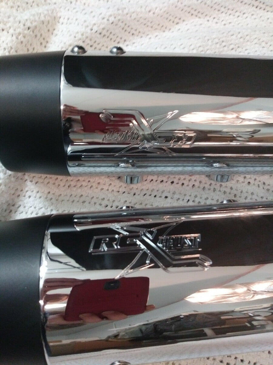 NEW RC Exhaust Can 117 Chrome With Blitz-B / Motorcycle / RCX117C-04B