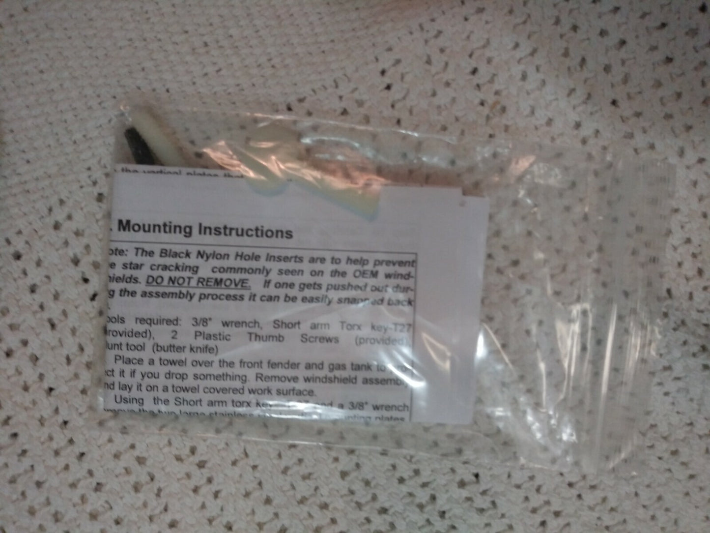 NEW Memphis Shades SOLAR 19" REPLACEMENT PLASTIC / 2310-0072