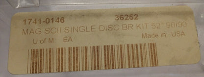 NEW Magnum Sterling Chrome II Single Disc Brake Kit 52" 90/90 P/N 36252