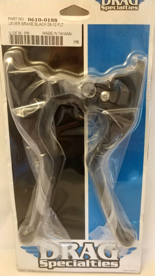 NEW GENUINE Drag Specialties Lever Brake Matte Black 08-12 FLT P/N 0610-0188