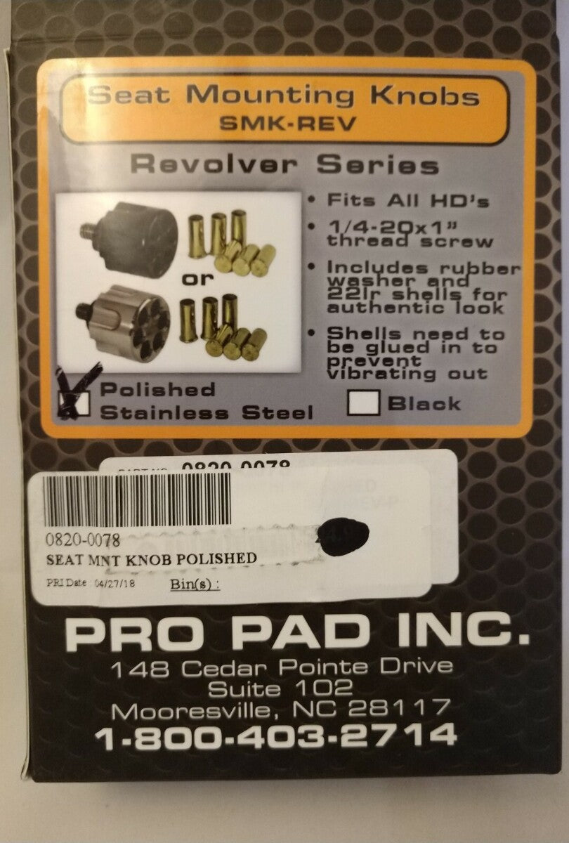 NEW GENUINE EPI Stainless Mounts 0820-0078 Seat Mount Knob Polished