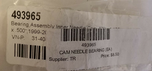 NEW Bearing Assembly Inner Needle Cam .875" x 1.125" x 500", 199-2006 / 493965