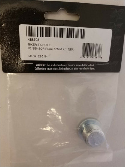 NEW Twin Power Biker's Choice 02 Sensor Plug 18MM x 1.5 P/N 488703