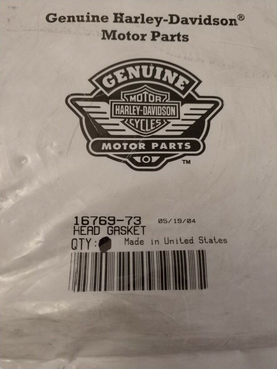 NEW Genuine Harley Davidson Head Gasket, Copper 16769-73 QTY 5