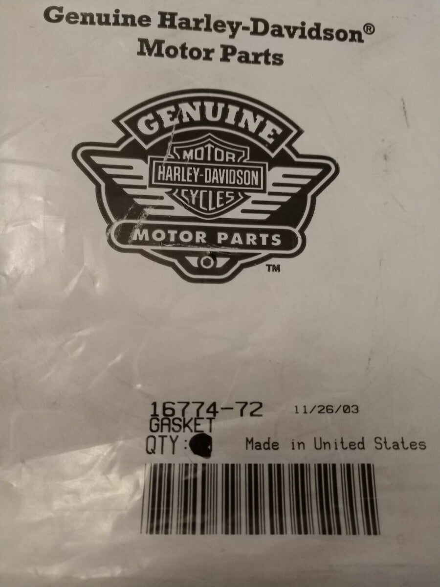 NEW Genuine Harley Davidson Gasket, Cylinder Base / 16774-72 QTY 5