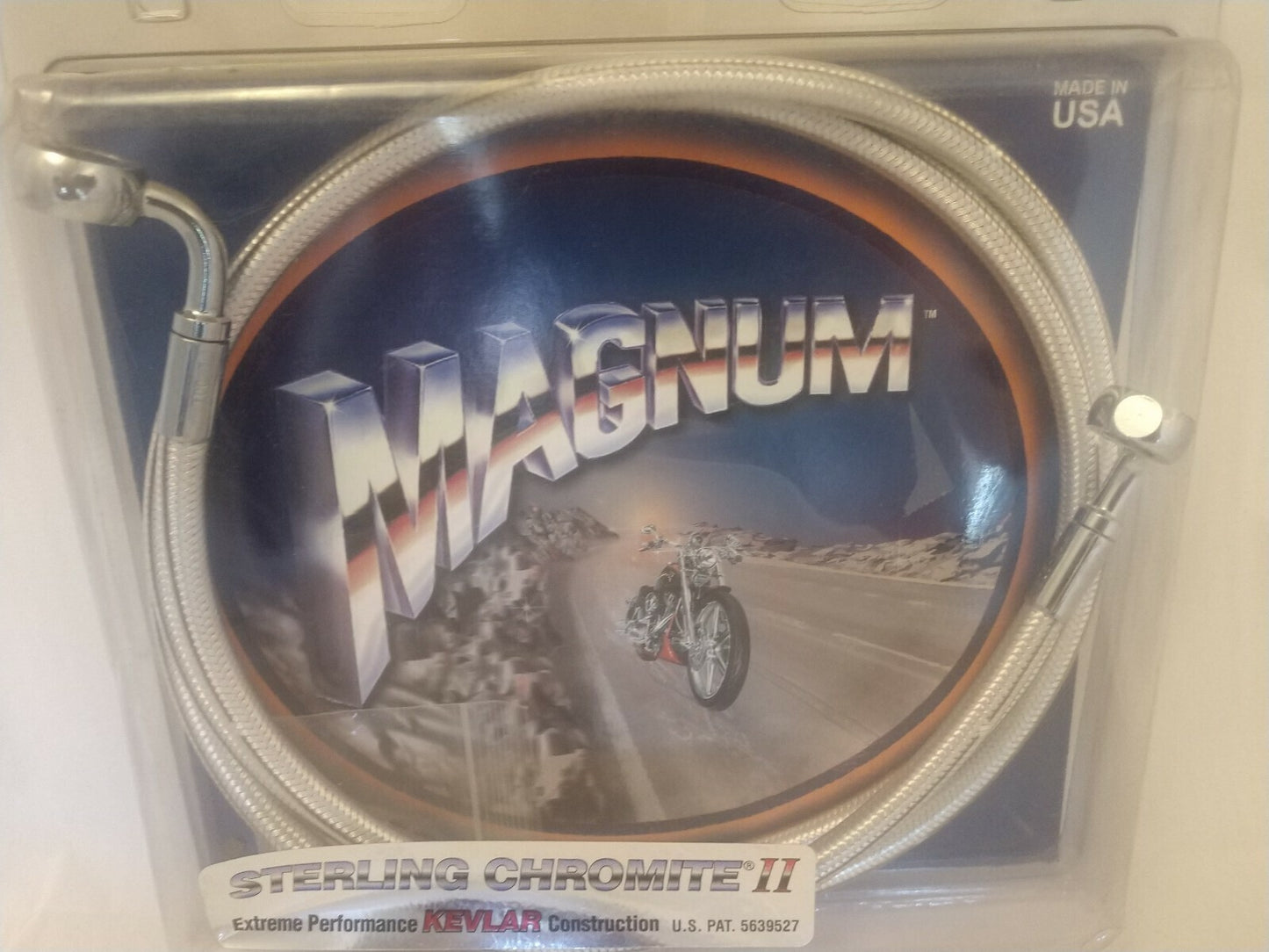 New Magnum Chromite II Single Disc Brake Kit 62" 90/90 36262 / 1741-0151 Braided