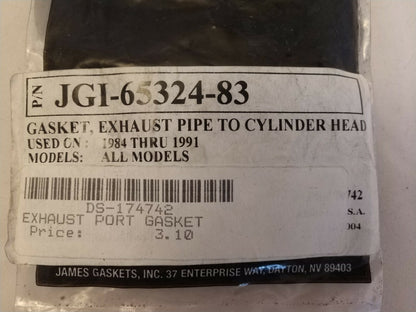 Lot of 5 NEW James Gaskets, Gasket, Exhaust Pipe To Cylinder Head / JGI-65324-83
