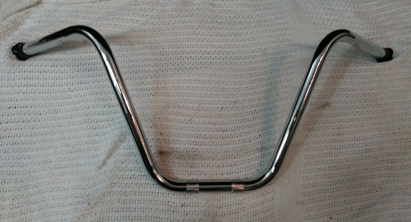 NEW CHROME 12" BURLY BARS NARROW BOTTOM APE HANGER 1" HANDLEBARS