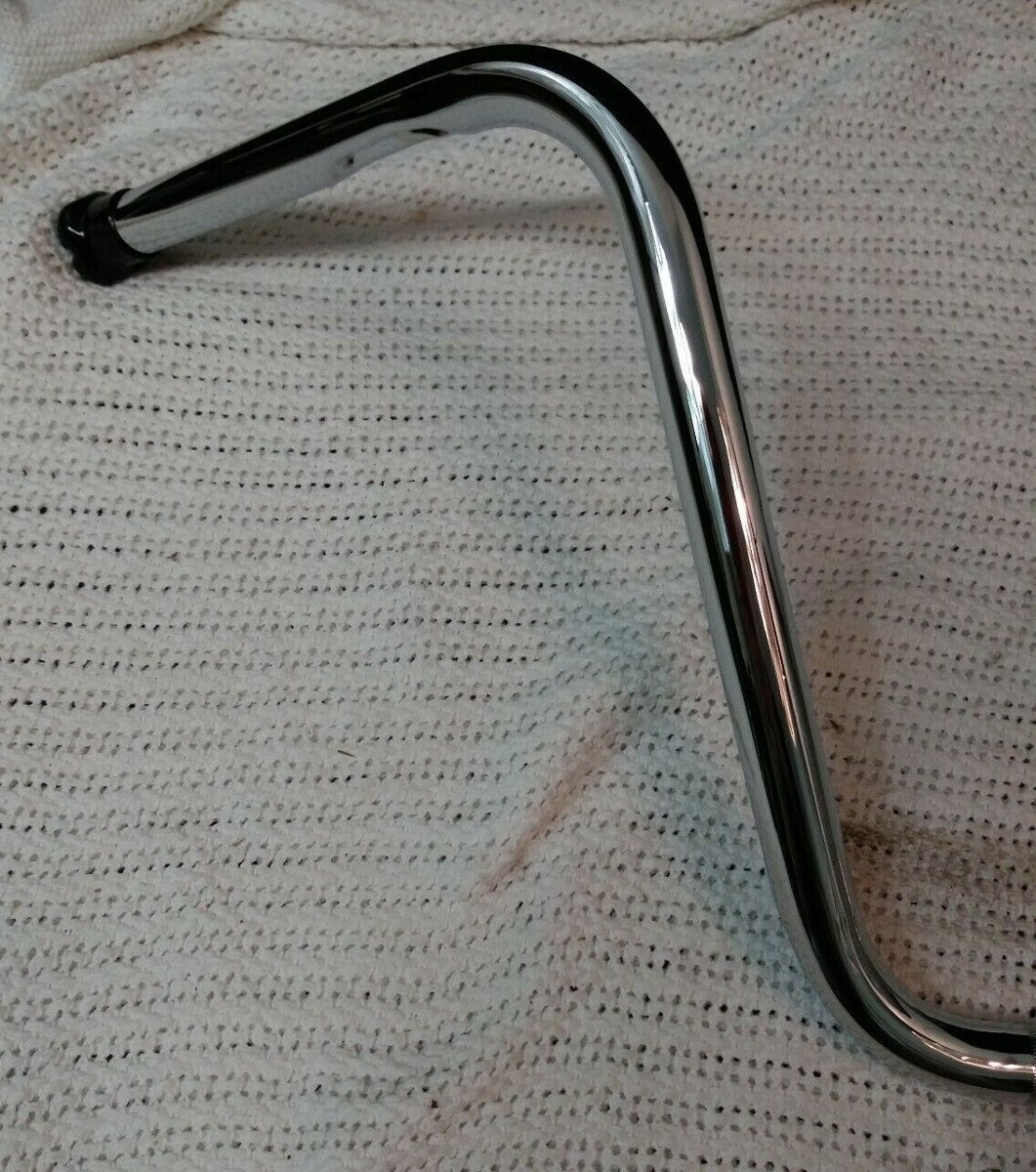 NEW CHROME 12" BURLY BARS NARROW BOTTOM APE HANGER 1" HANDLEBARS