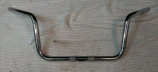 8" Chrome Motorcycle Handlebars / W32" CW 14" PB 10" R 8" / Ready to Wire