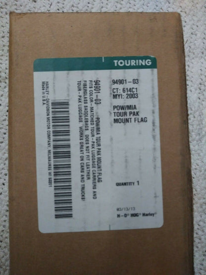 NEW Harley Davidson POW / MIA Flag Kit / 94901-03