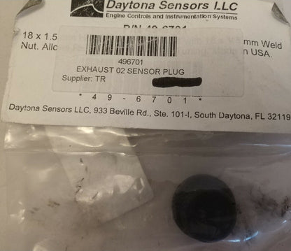 NEW GENUINE Daytona Sensors Exhaust O2 Sensor Plug 18mm / 496701
