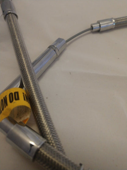 New BT&E By Barnett Performance Braided Stainless Clutch Cable SCC +8 / 67"