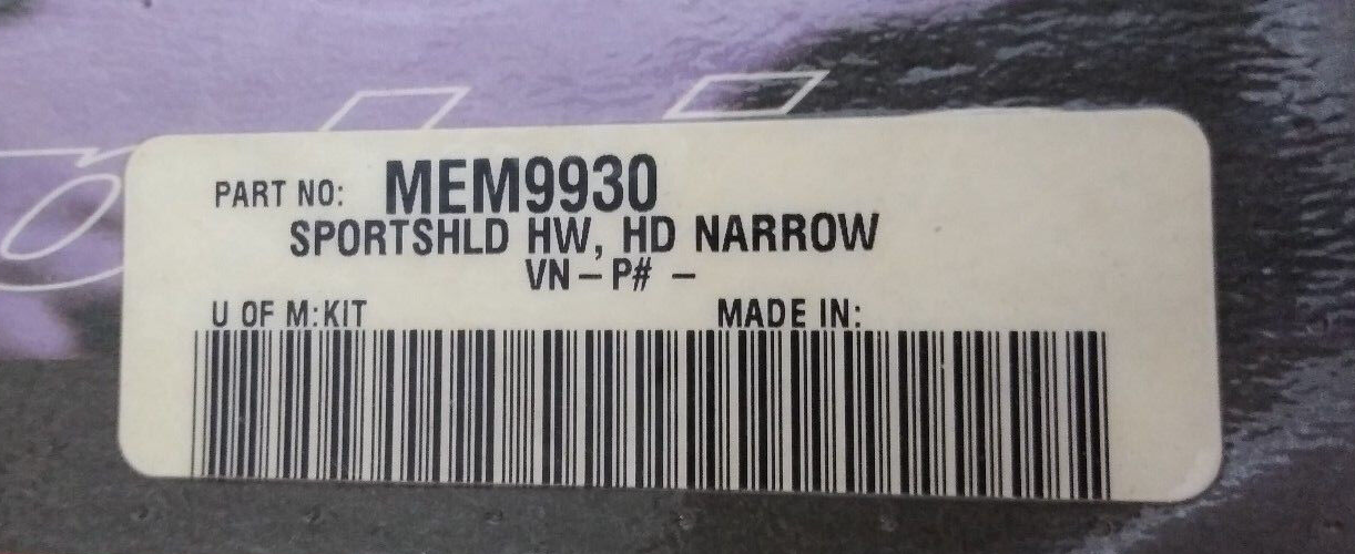 NEW Memphis Shades Windshield Kit H-D Narrow MEM9930