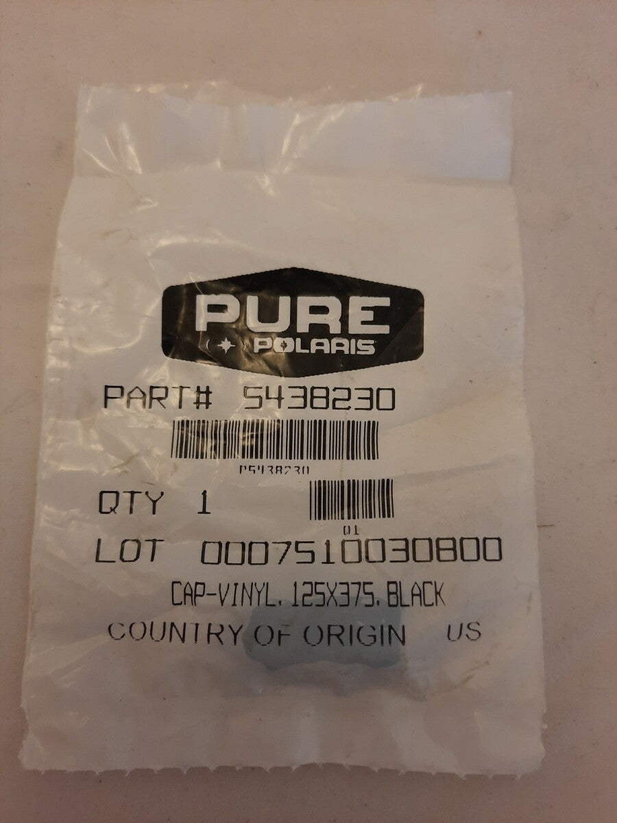 NEW Polaris Cap-Vinyl 125 x 375 Black / 5438230