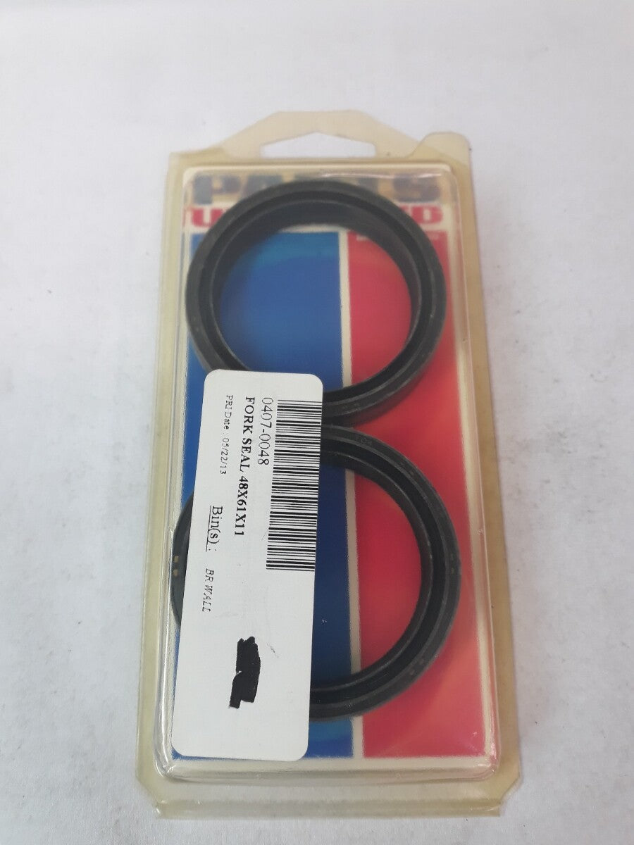 NEW PARTS UNLIMITED Fork Seal 48x61x11 Ref# 0407-0048