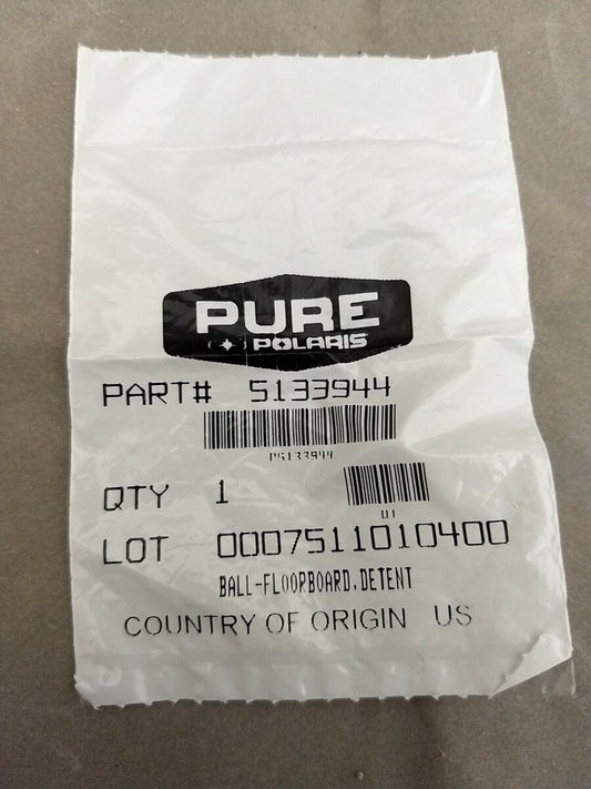 NEW POLARIS 5133944 BALL-FLOORBOARD, DETENT INDIAN