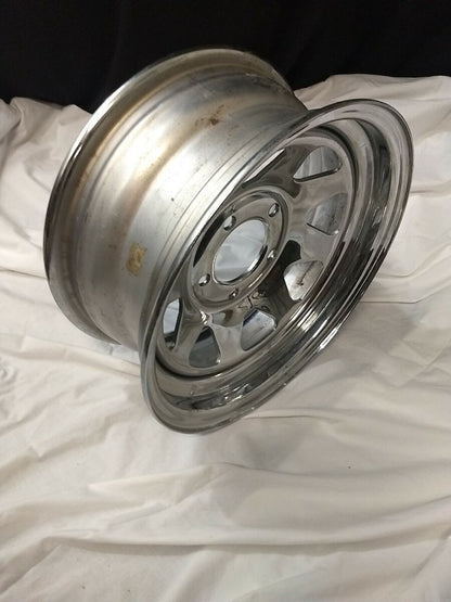 ONE CHROME BORLEM NE RIM WHEEL 14X6JJ 1502-87 40-4661 1412