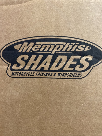 Memphis Shades MS Batwing Spoiler Windshield 6.5" Smoke 2350-0135 8541