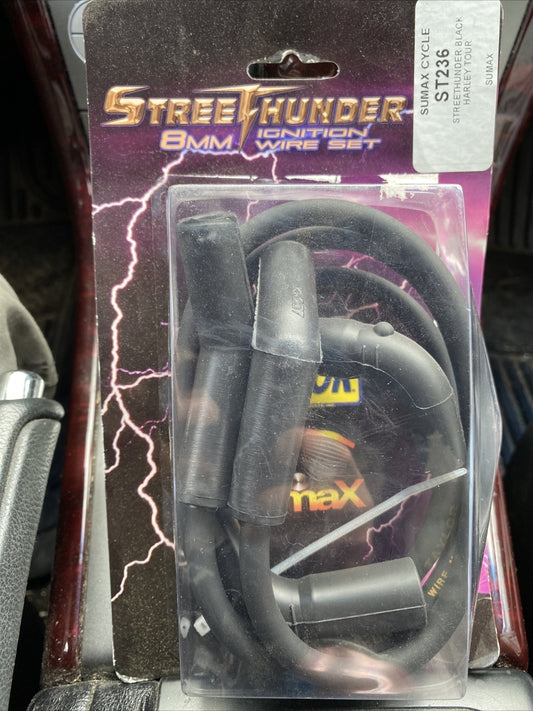 NEW SUMAX ST236 Touring 2009+ Models Black Thunder 8mm Ignition Wire Set 109913