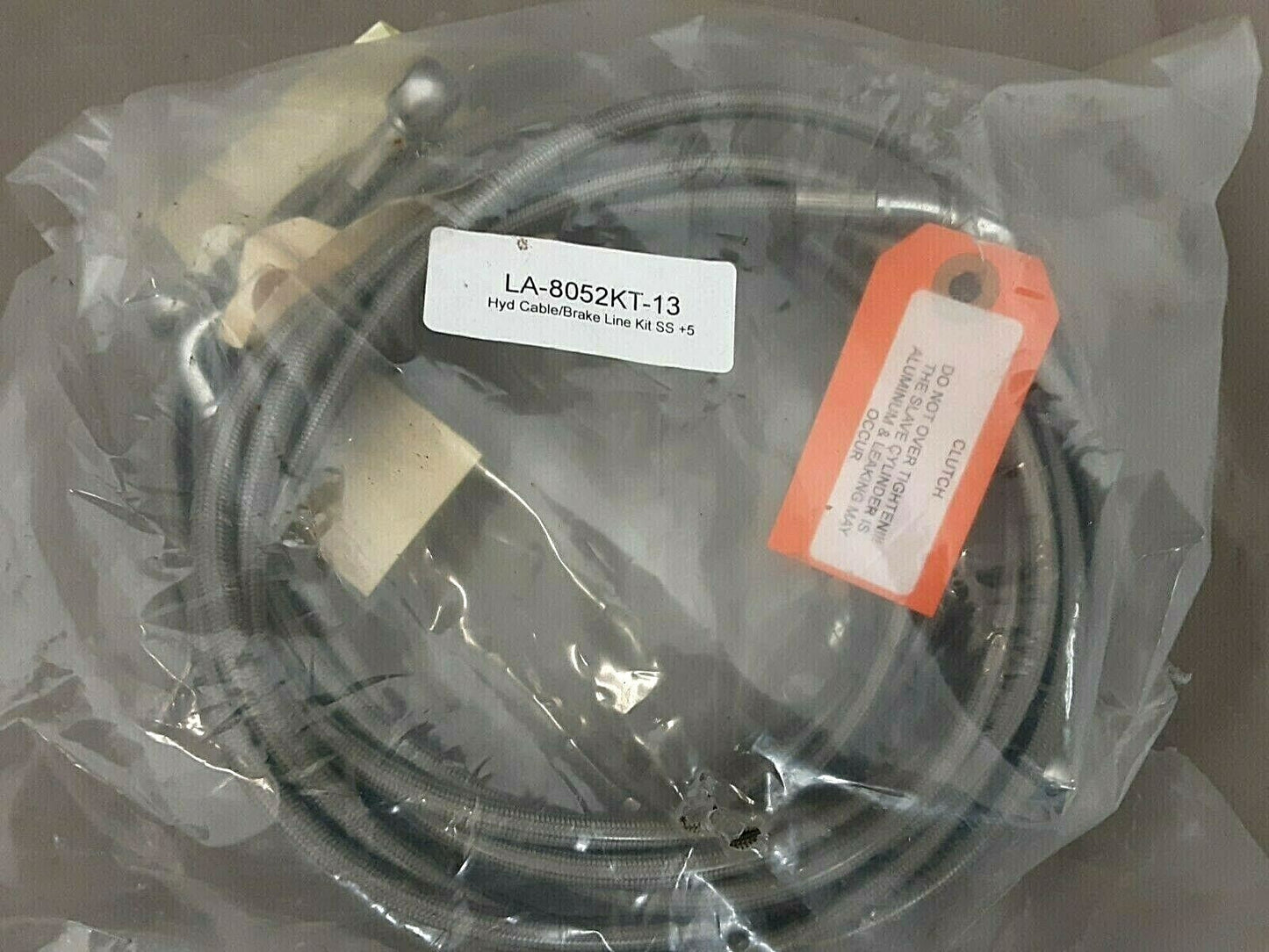 LA Choppers LA-8052KT-13 Cable/Brake Line Kit SS +5 12-14in.