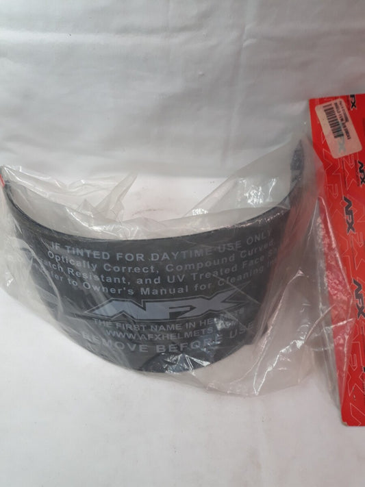 NEW AFX Motorcycle Helmet Face Shield FX96 A/S Smoke Part# 0130-0052
