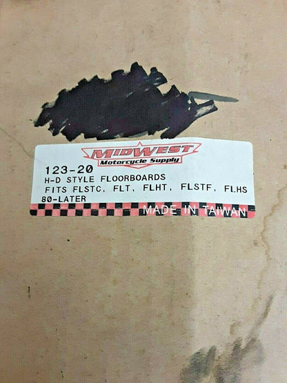 Midwest Motorcycles 123-20 HD Style Floorboards FLSTC FLT FLHT FLSTF FLHS 80-UP