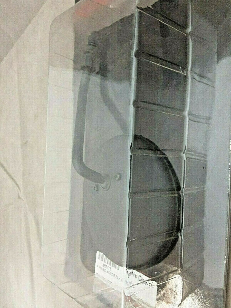 Biker's Choice 4" Round Mirror Black for Harley Davidson Short P/N: 48-2776