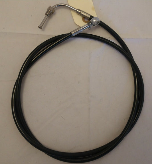 NEW LA Choppers FLTR ABS Brake Line 12"-14" Ape Black / Stainless / LA-8050B13B