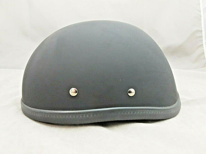 NON DOT DAYTONA HELMET MATTE BLACK Y STRAP RETENTION HELMET - SMALL