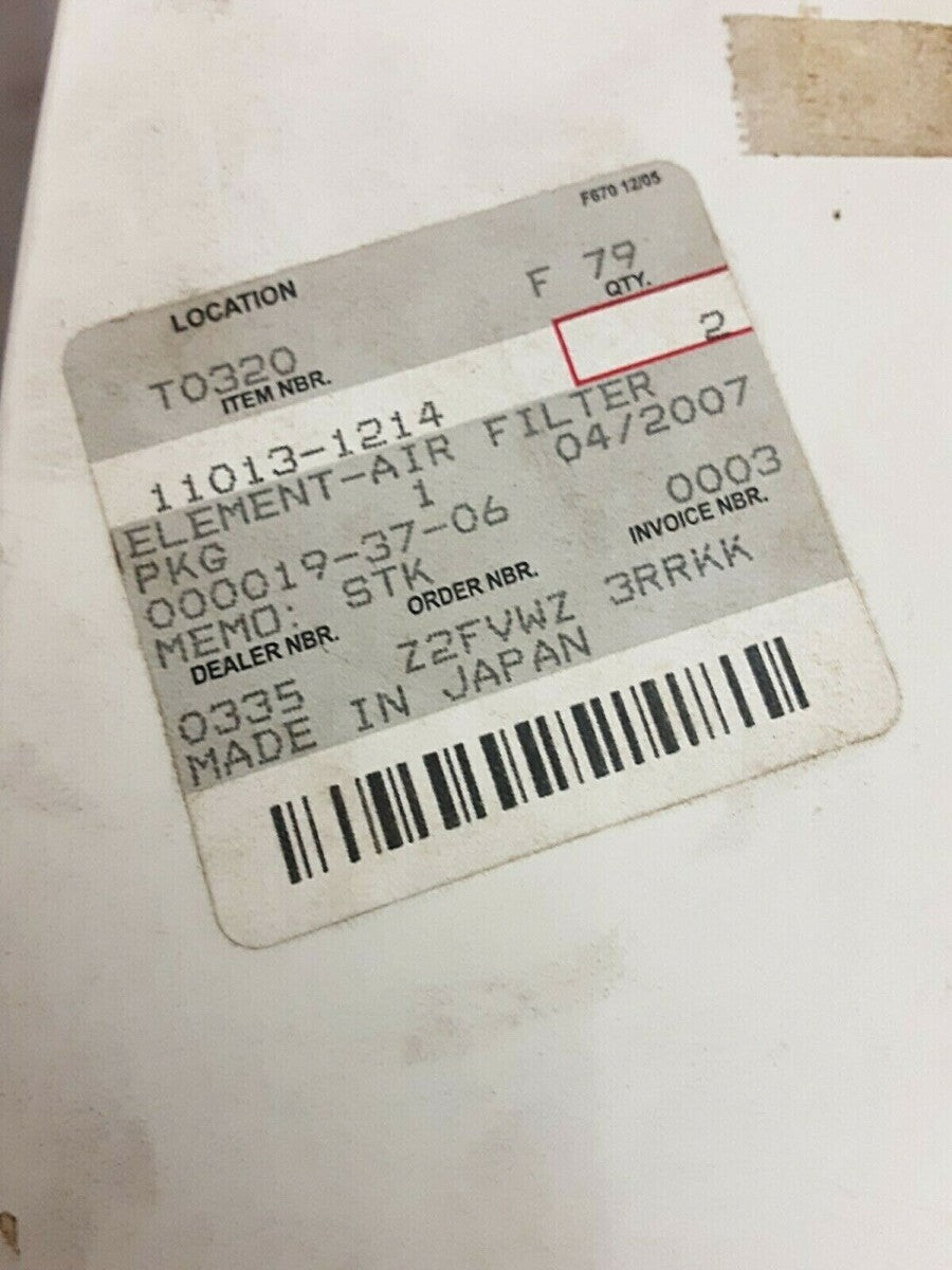 OEM Kawasaki 11013-1214 AIR FILTER ELEMENT NOS Original Packaging