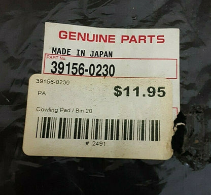 New Genuine Kawasaki Front Center Cowling Pad 39156-0230