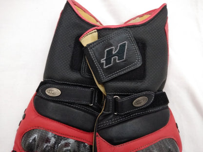 New HELD Motorcycle Armored Gloves / Red and Black / Size 10